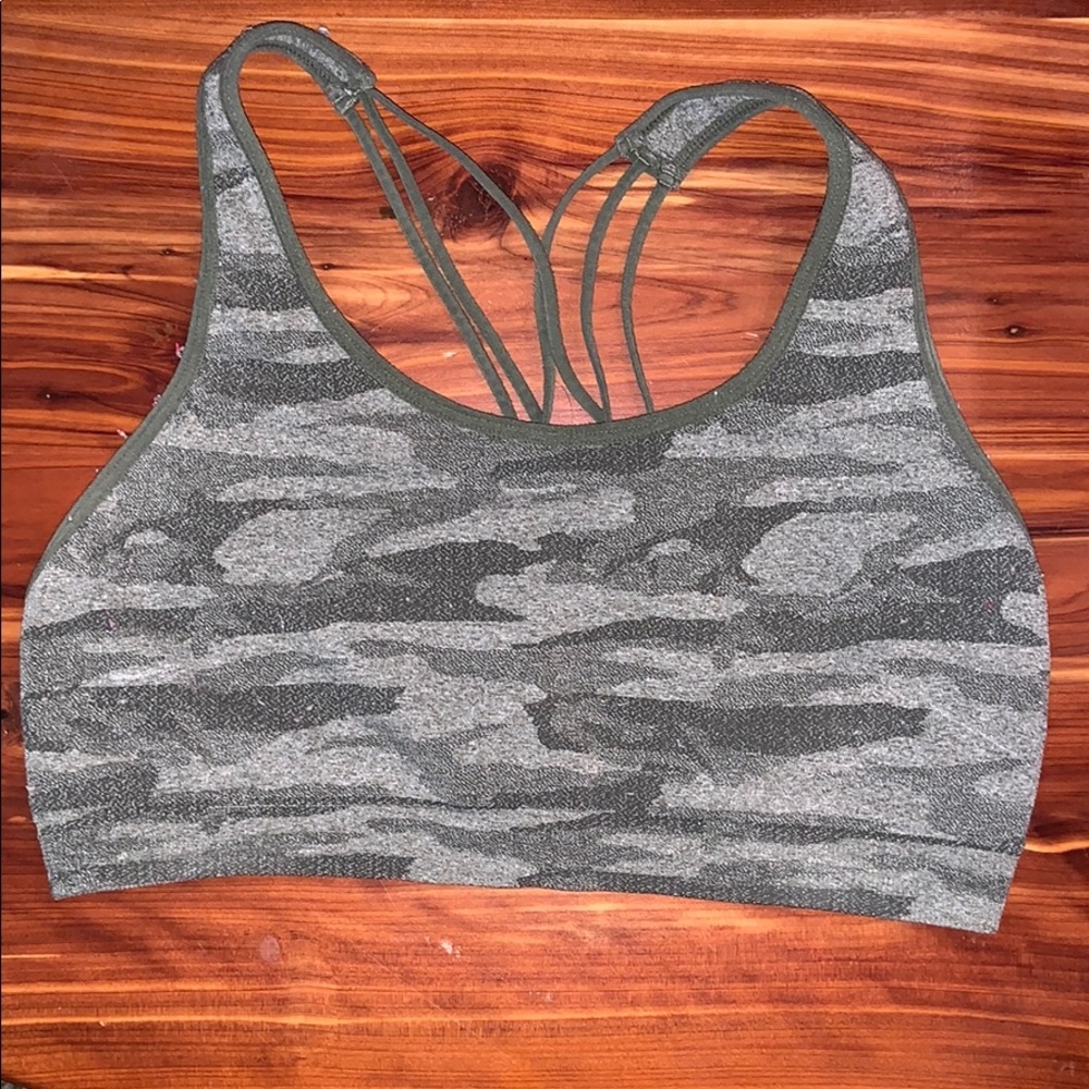 Camo sports bra